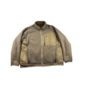 Ariat Men's Bluff Cub Brown Zip Up Jacket Size XXL Style 10037556 Sherpa Lined